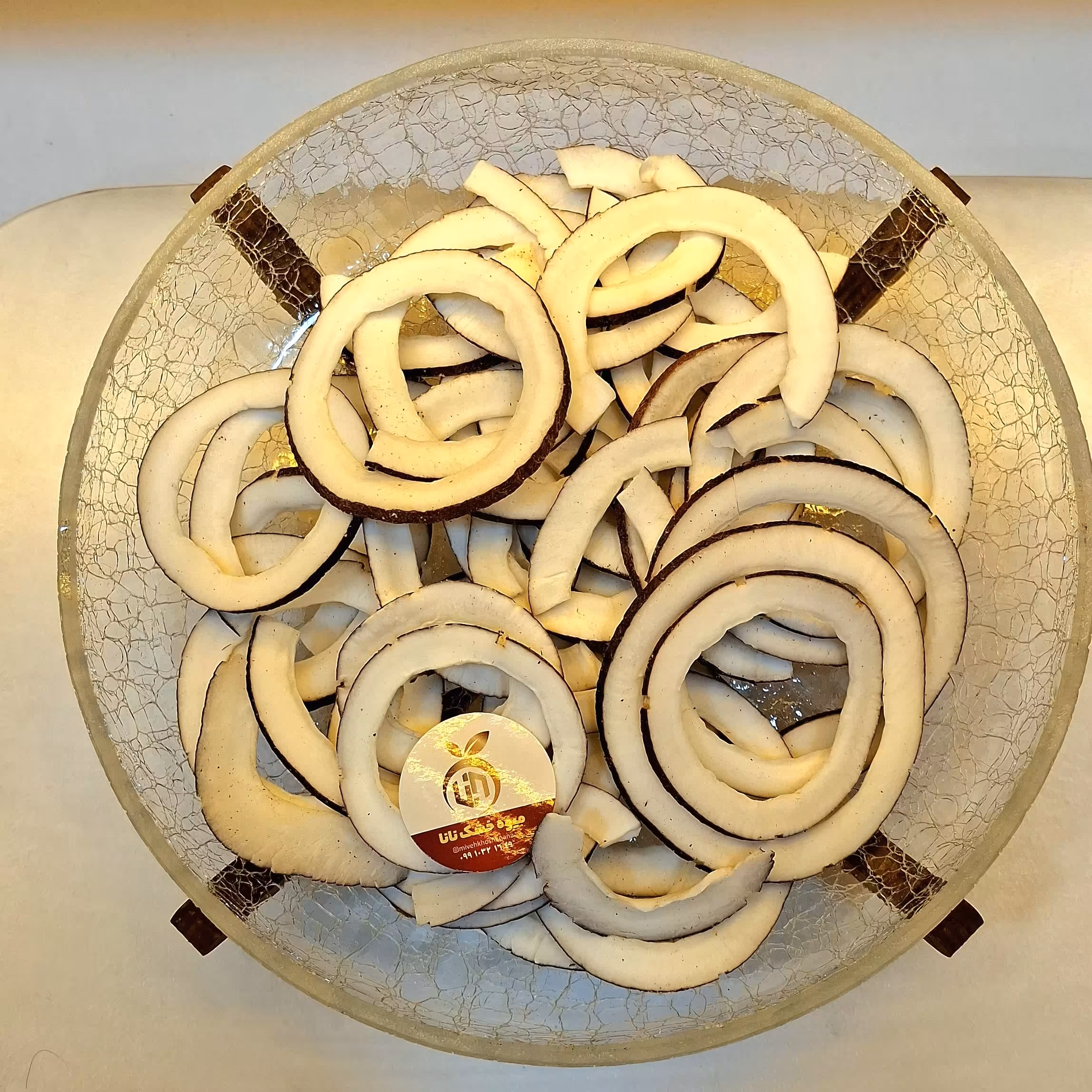 میوه خشک نارگیل 50 گرمی نانا