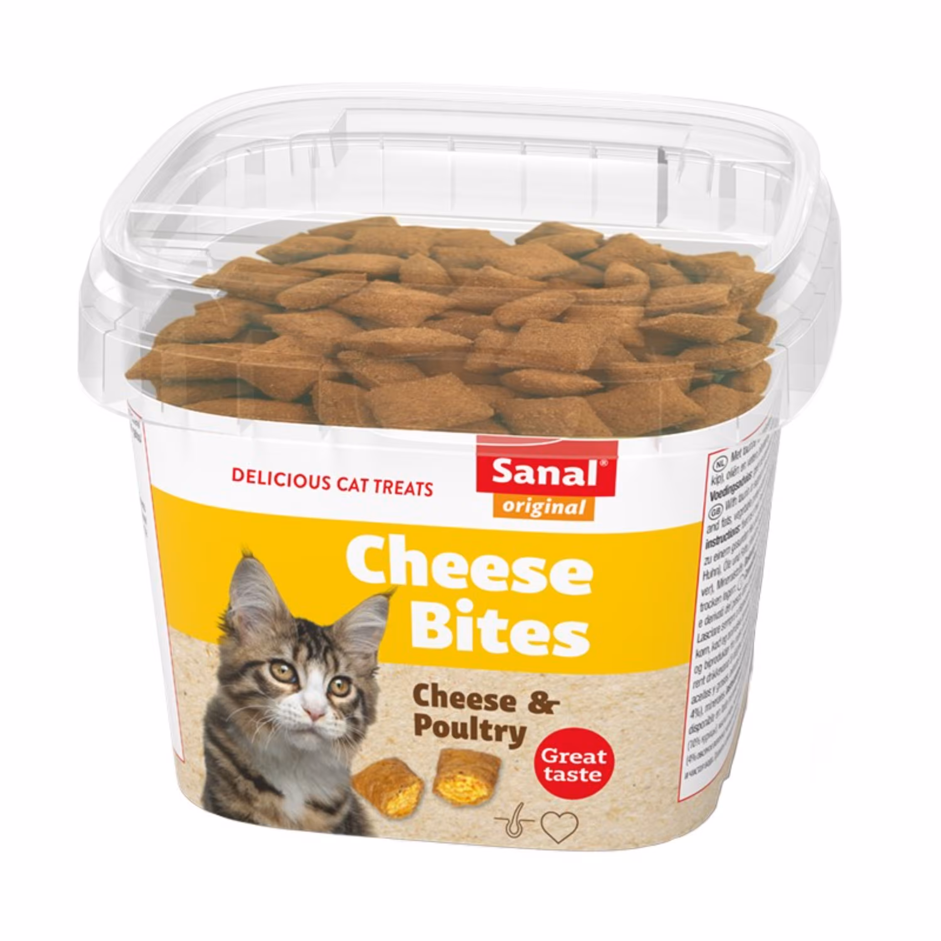 تشویقی گربه سانال مدل Cheese Bites وزن 75 گرم