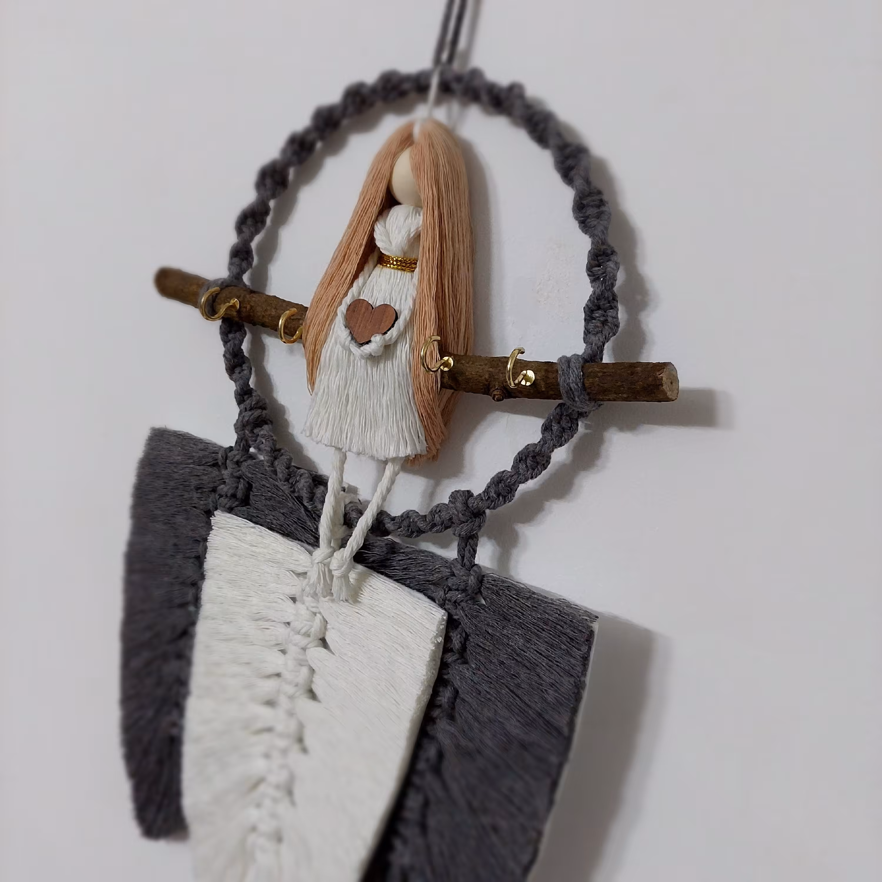 جاکلیدی برگ مکرومه 