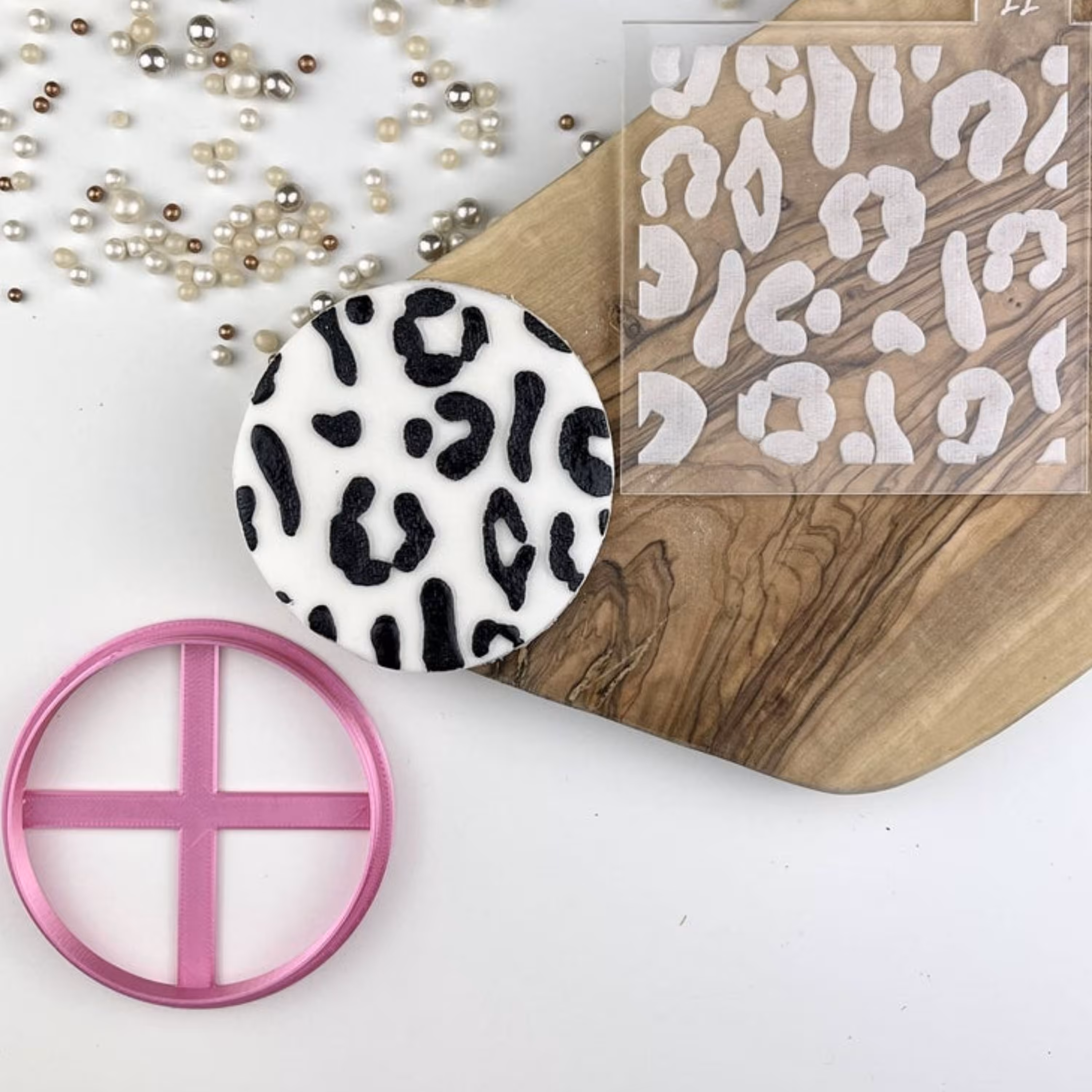 استامپ برجسته طرح پترن پلنگی