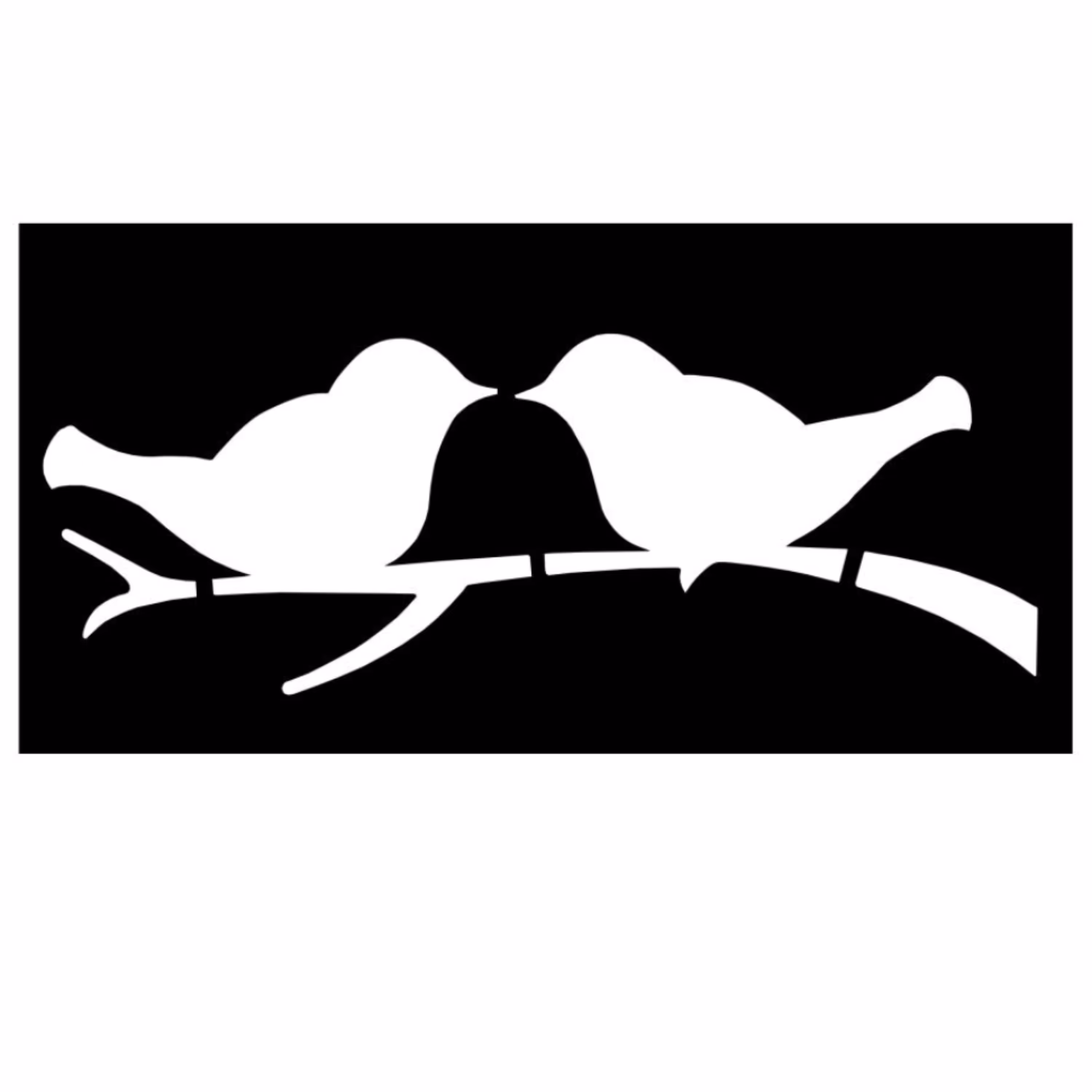 شابلون استنسیل طرح گنجشکک اشی مشی ابعاد 20در 30 سانتی متر