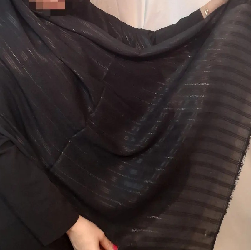 شال مشکی نخی برای محرم
