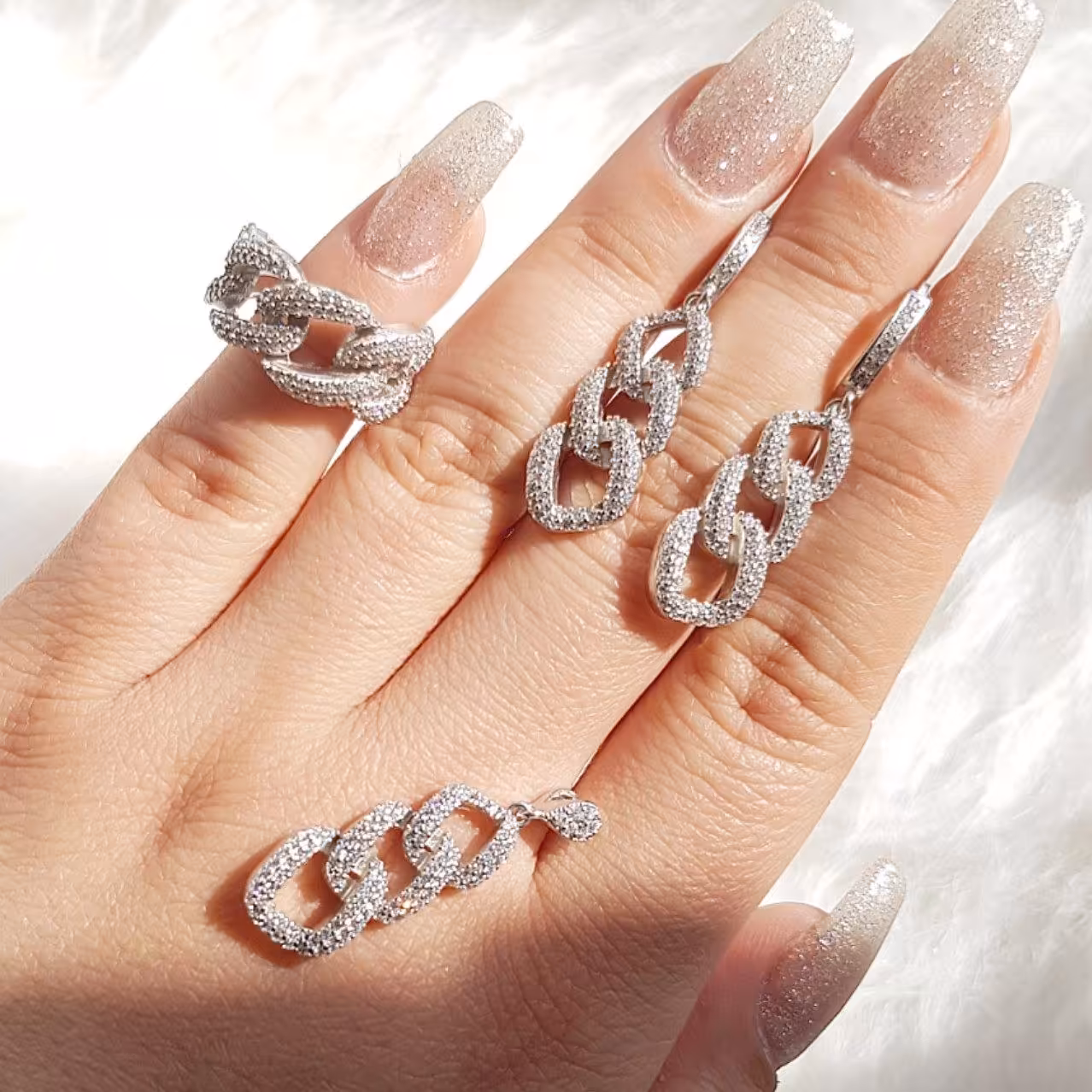 نیم ست  نقره میکرو  10265-13