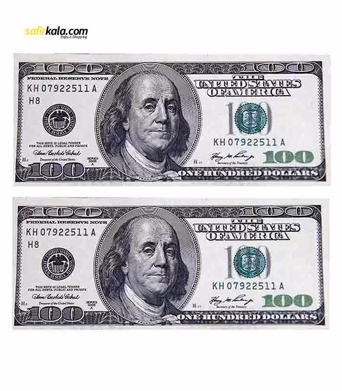 اسکناس تزیینی طرح دلار مدل AB04 بسته 200 عددی