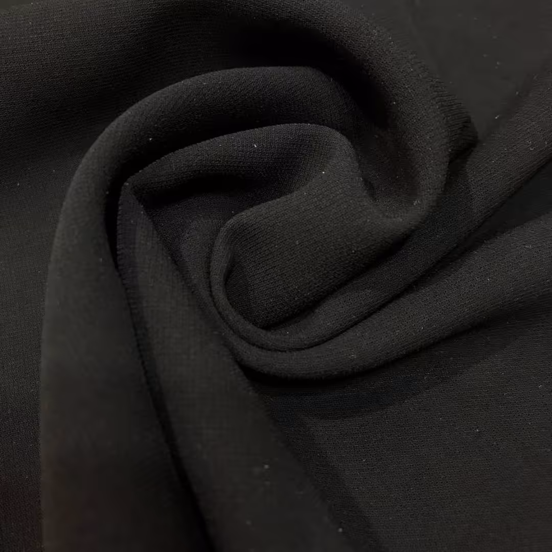 پارچه کرپ چیکوتا مشکی مشکی 