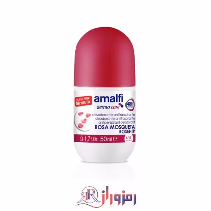 مام ضد تعریق آمالفی مدل Rosa mosqueta حجم 50 میل