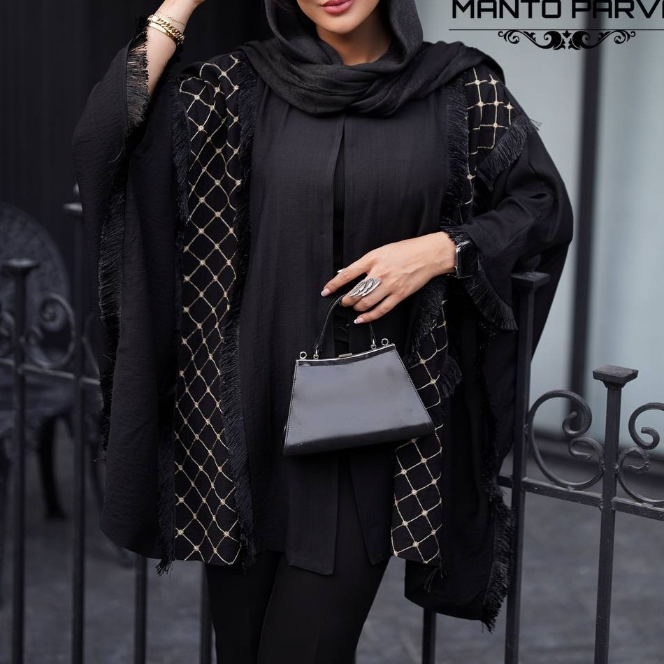پانچ ریشه دار کرسپو درجه یک زنانه و دخترانه با خرجکار طلاکوبی و ریشه فری سایز مناسب 36 تا 52 قد کار 80 ارسال رایگان