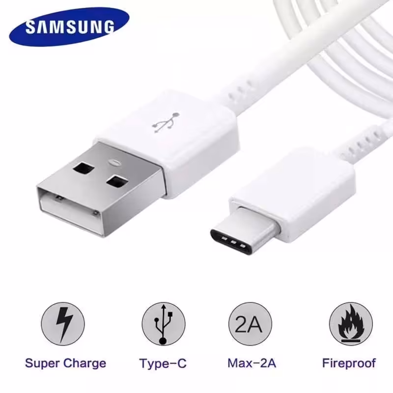 کابل اورجینال Samsung S10 Type-C 1m شرینک
Samsung Original S10 2A 1m USB To Type-C Cable