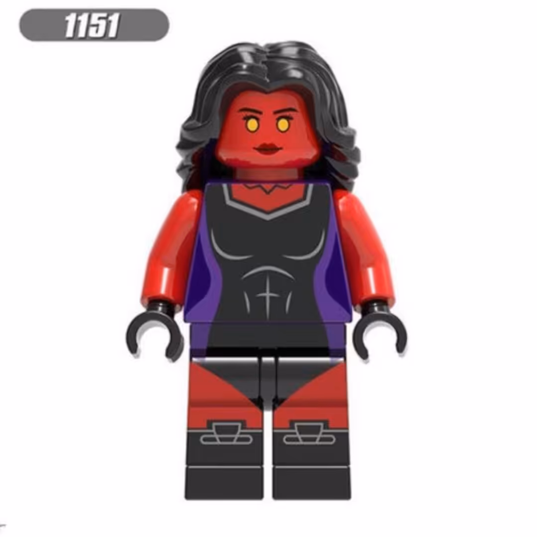 لگو مینی فیگور شی هالک قرمز