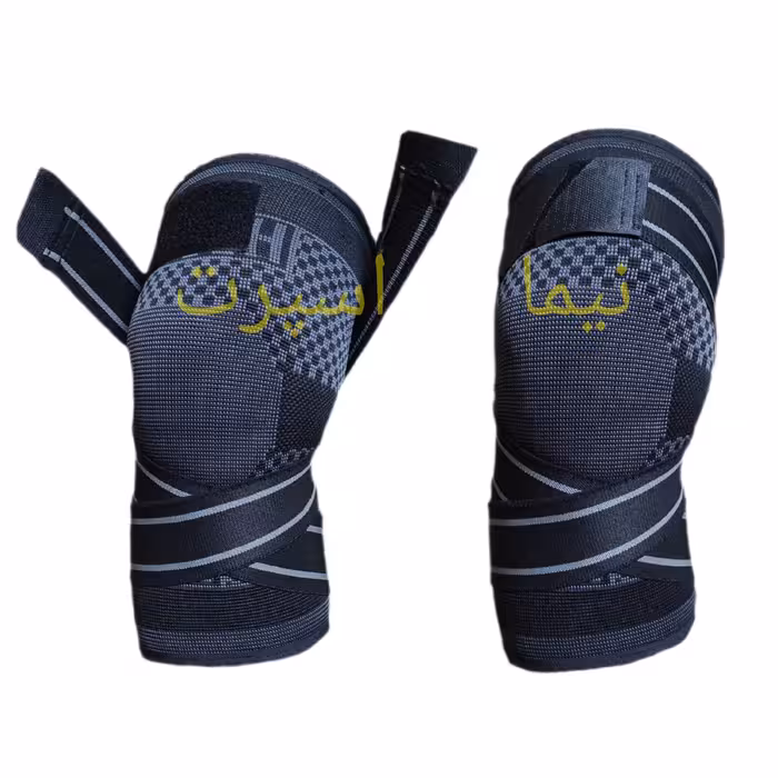 زانوبند ورزشی چسبی مدل ضربدری ( بسته  2عددی ) 