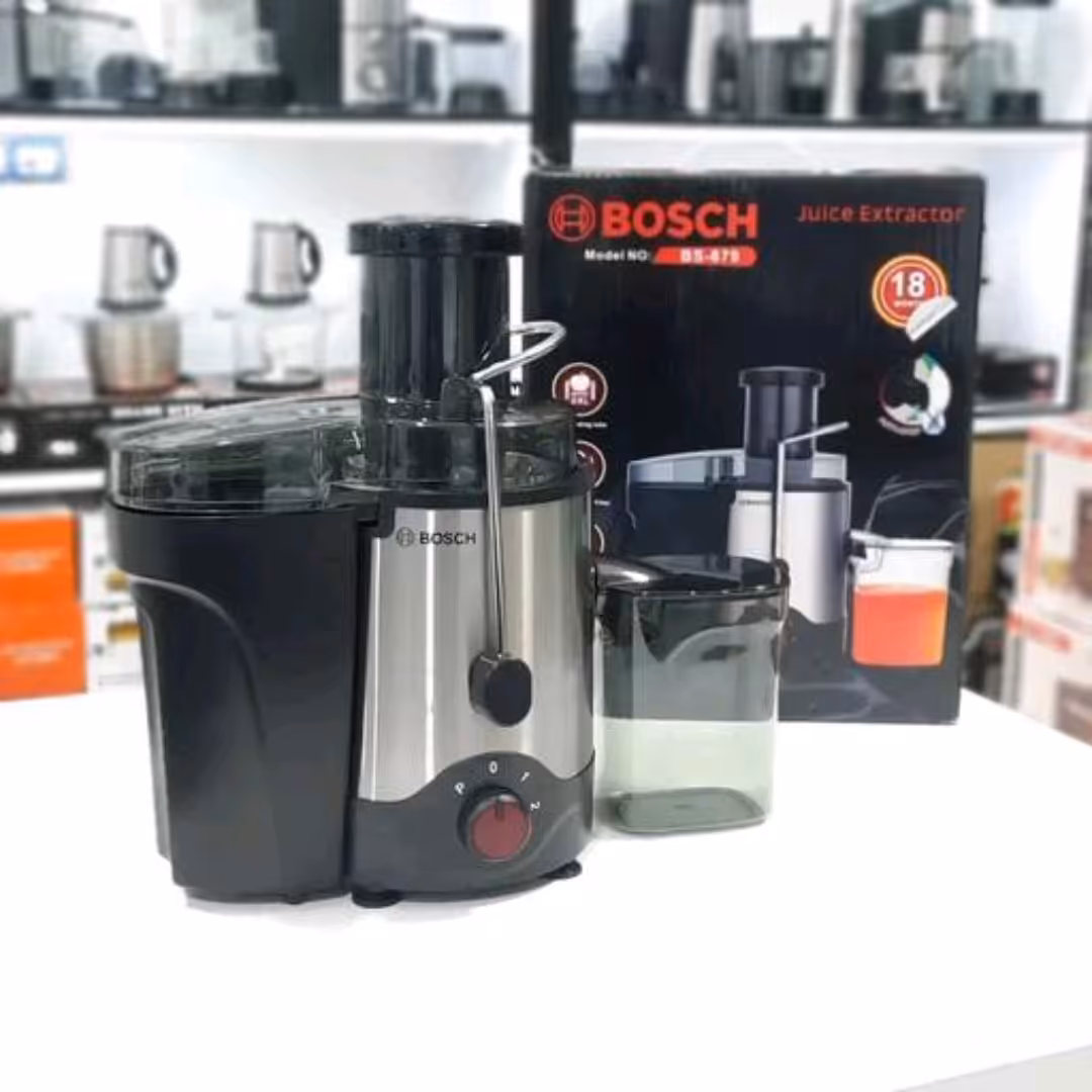 آبمیوه گیر تک کاره بوش مدل BS-879  توان مصرفی1400W موتور سنگین