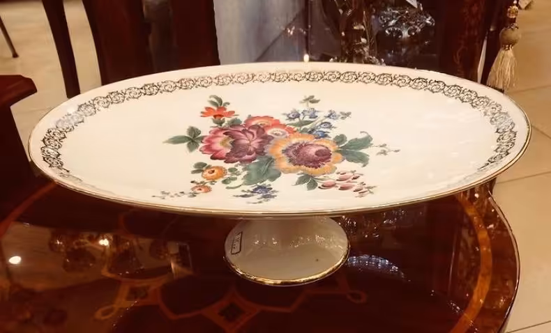 دیس شیرینی خوری پایه دار