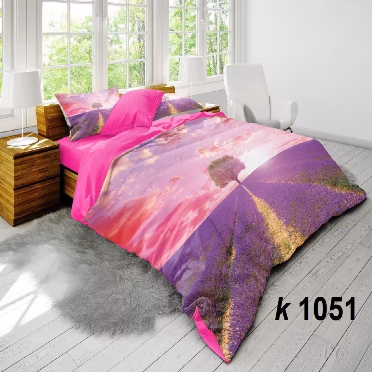 سرویس روتختی ترک إو turkev کد K-1051 دونفره 6 تکه