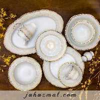سرویس چینی پردیس طرح فریکا 102 پارچه کد 814