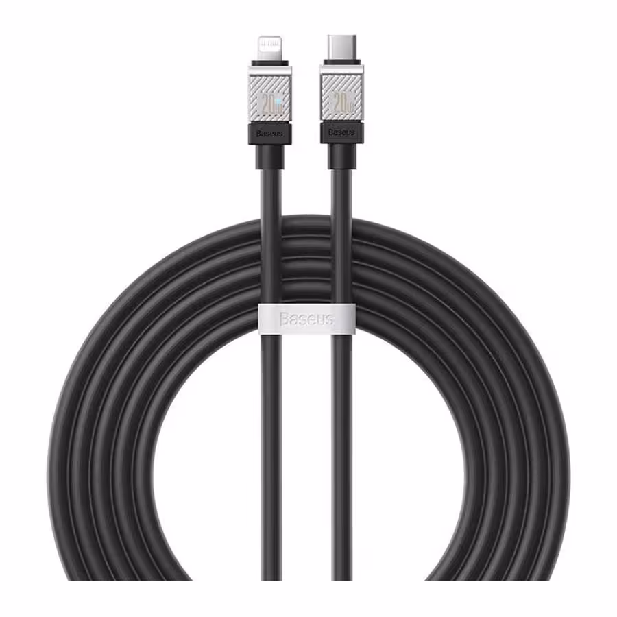 قیمت و خرید کابل تبدیل 2 متری USB-C به لایتنینگ بیسوس مدل CoolPlay CAKW000101 | یاس ارتباط