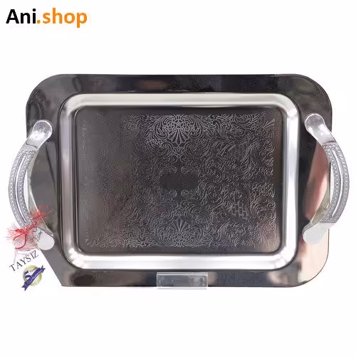 سینی استیل پذیرایی کد 65