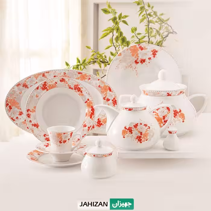 سرویس چینی زرین 108پارچه ملانی سری شهرزاد