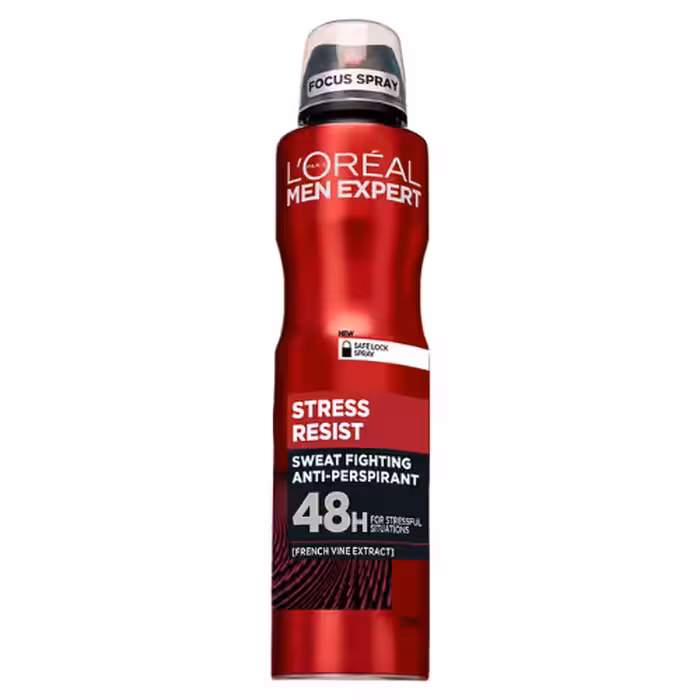 اسپری ضد تعریق مردانه Stress Resist لورال Loreal حجم 250 میلی لیتر