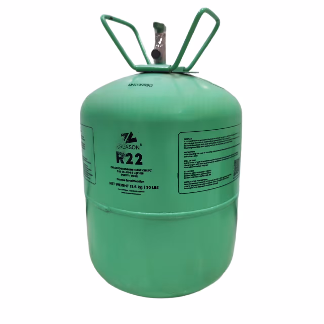 گاز کمپرسور کولر گازی مدل R22 SEASONS