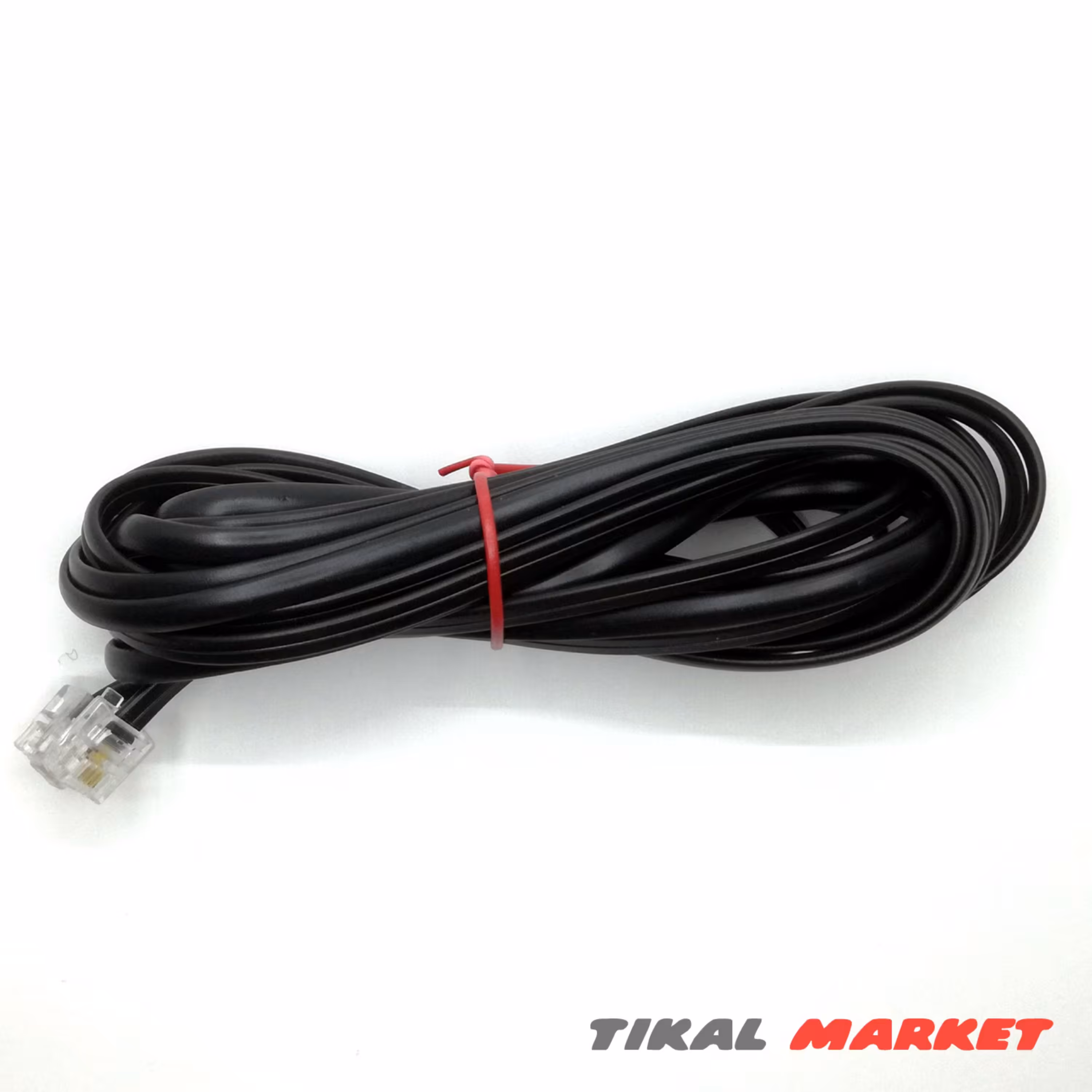 کابل تلفن طول 5 متری مشکی