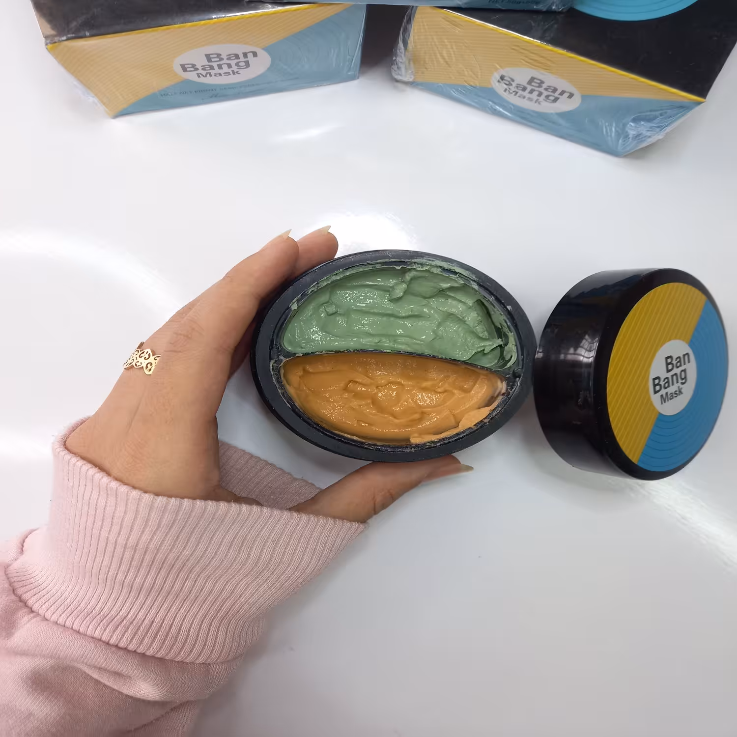 ماسک دورنگ بن بنگ 