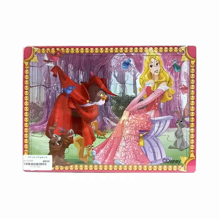 پازل چوبی طرح زیبای خفته