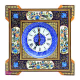 ساعت دیواری خاتم کاری کد 5-70142