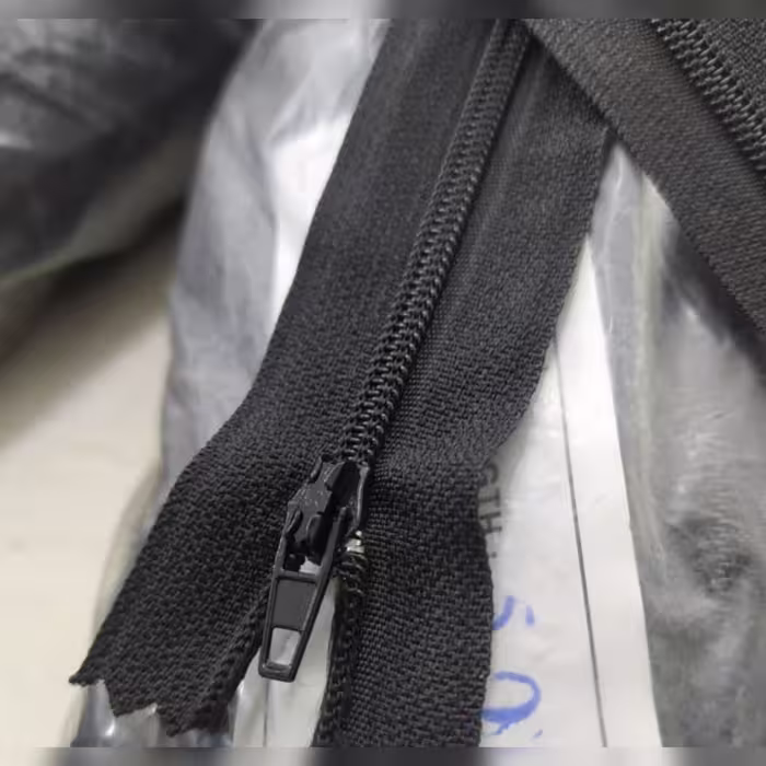 زیپ 50سانت سفیدومشکی معمولی(خرازی آف)