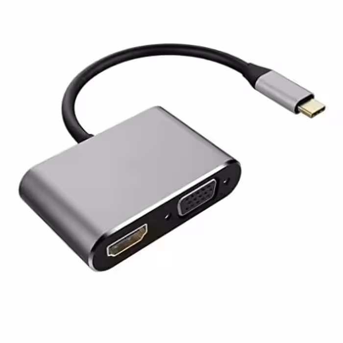 تبدیل Type-c به HDMI/VGA کی نت K-COUC30HV