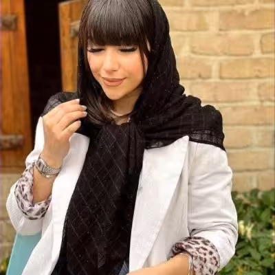 روسری حریر کرپ وارداتی نگینی قواره 130