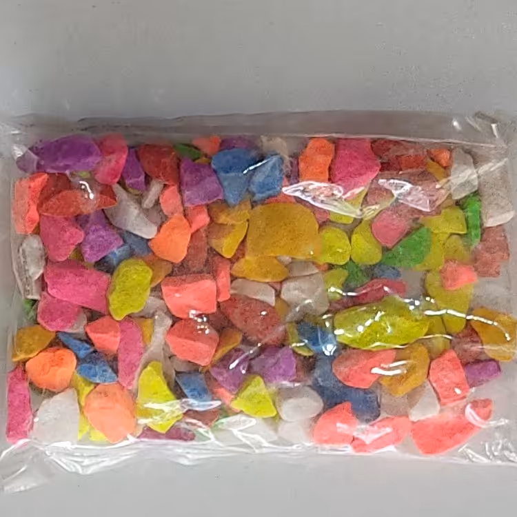 سنگ رنگی مخصوص داخل ظرف شمع و تزیین گلدان