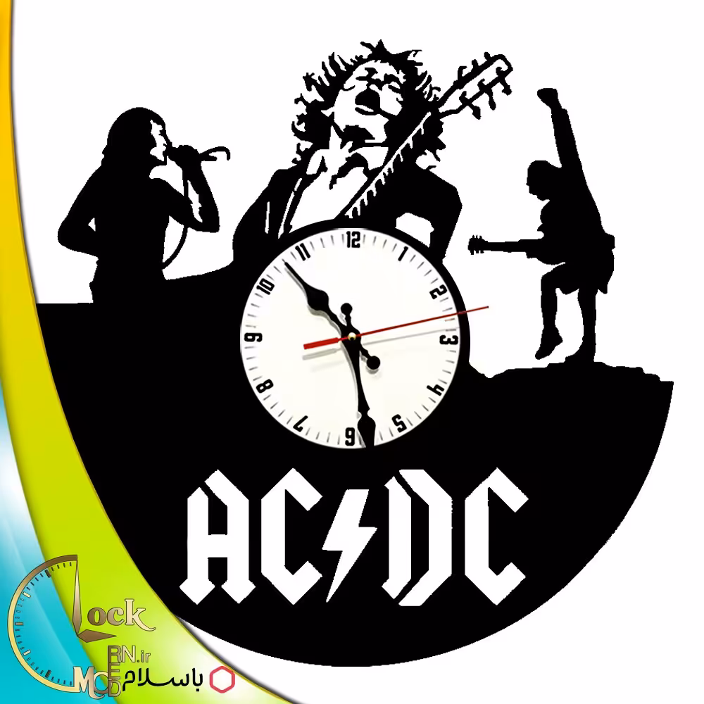 ساعت دیواری طرح موسیقی کد 854