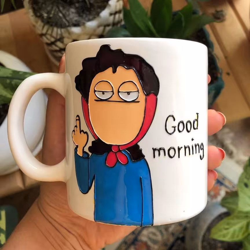 ماگ گودمورنیگ،ماگ ویترای،ماگ روزخوش،خرید وقیمت ماگ ویترای،قیمت ماگ ویترای،نقش برجسته،پس کرایه