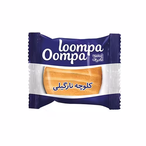کلوچه اومپا لومپا نارگیلی نادری - 50 گرم بسته 40 عددی
