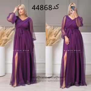 پیراهن مهمانی زنانه تور مدل موژان