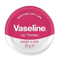 بالم لب وازلین vaseline مدل Rosy Lips وزن 20 گرم | ترمیم کننده قوی و درخشان کننده لب