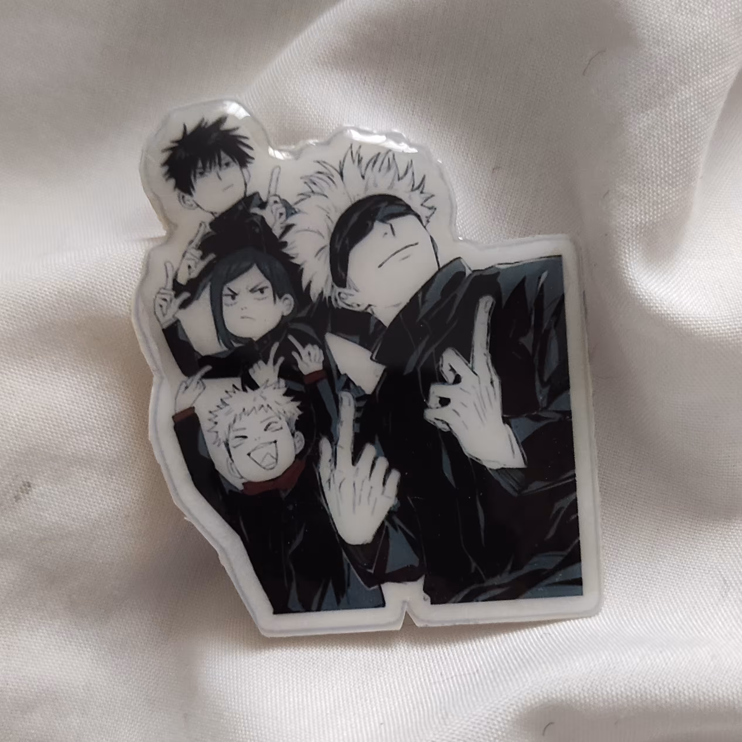 بوک مارک رزینی طرح انیمه جوجیتسو کایزن