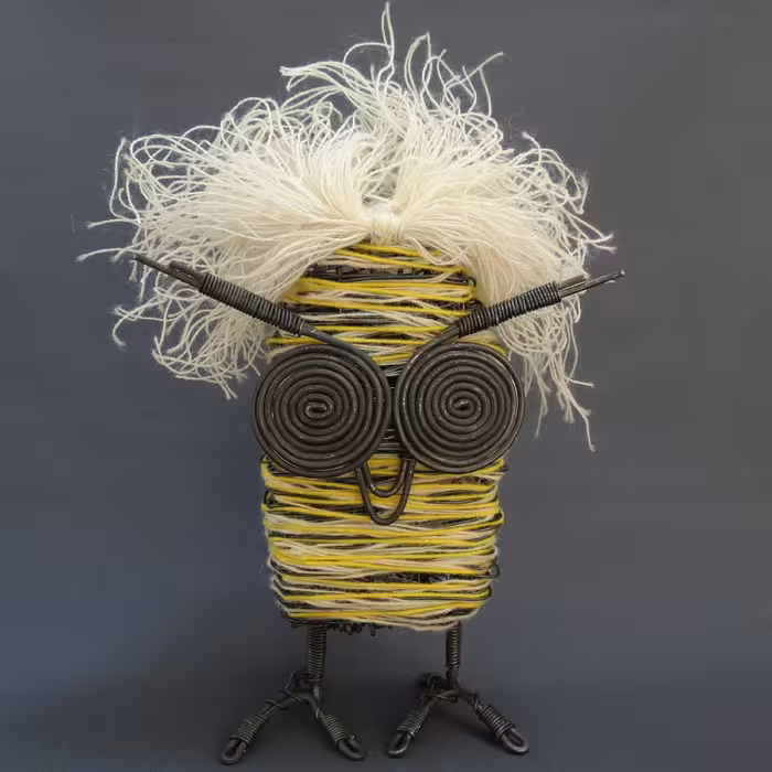 جغد خوابالو( مجسمه مفتولی)