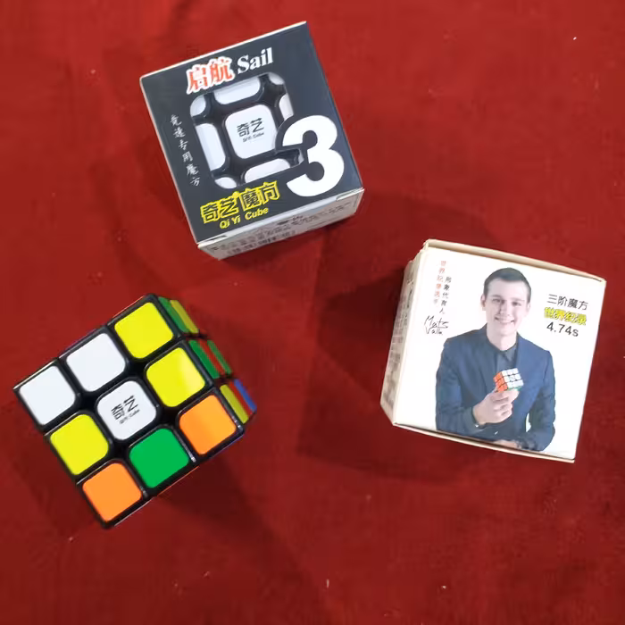 مکعب روبیک در جه یک 3×3 روان