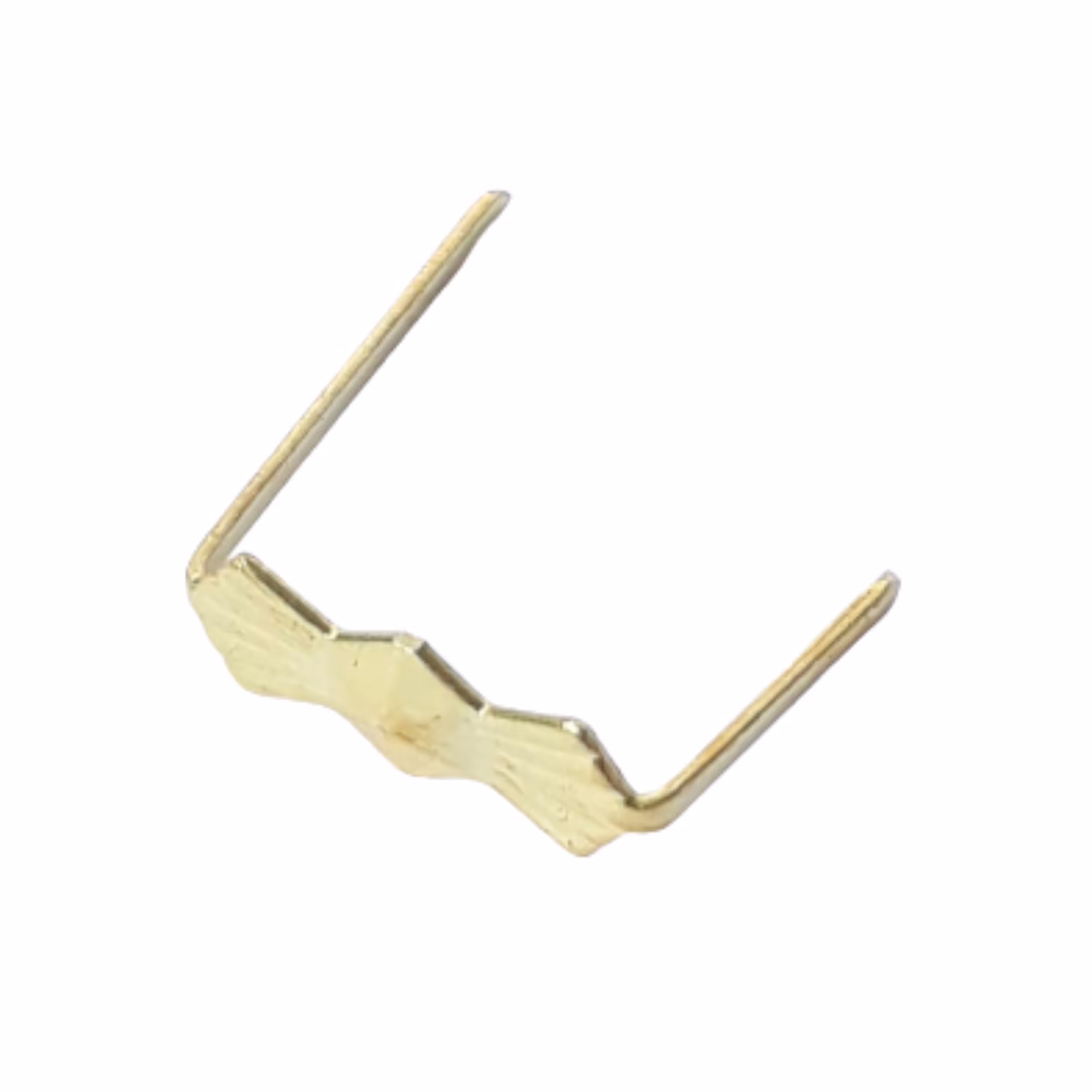 گیره لوستر طرح پاپیون یک پا بلند طلا جنس درجه یک ترکیه (10 عددی)