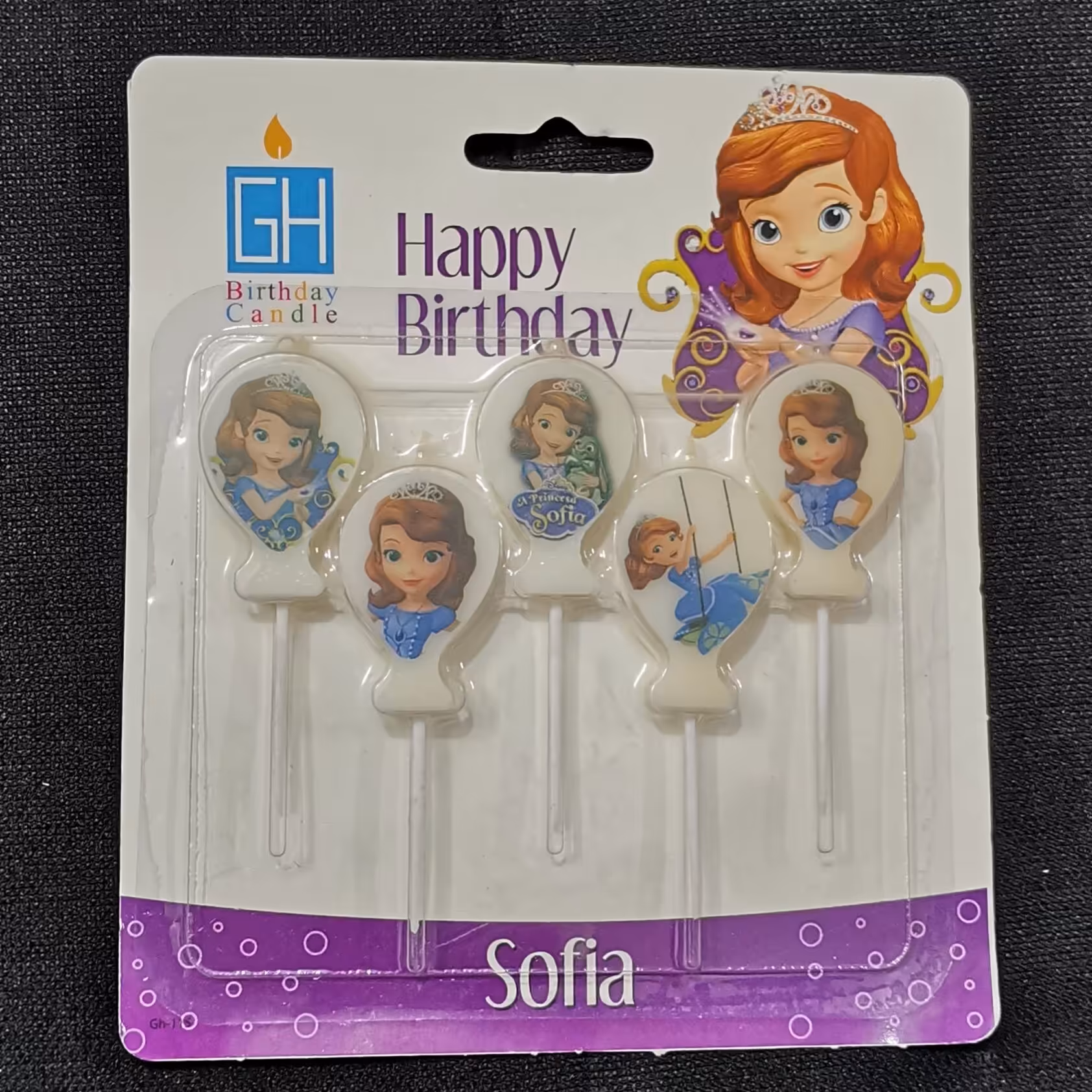 شمع تولد سوفیا 