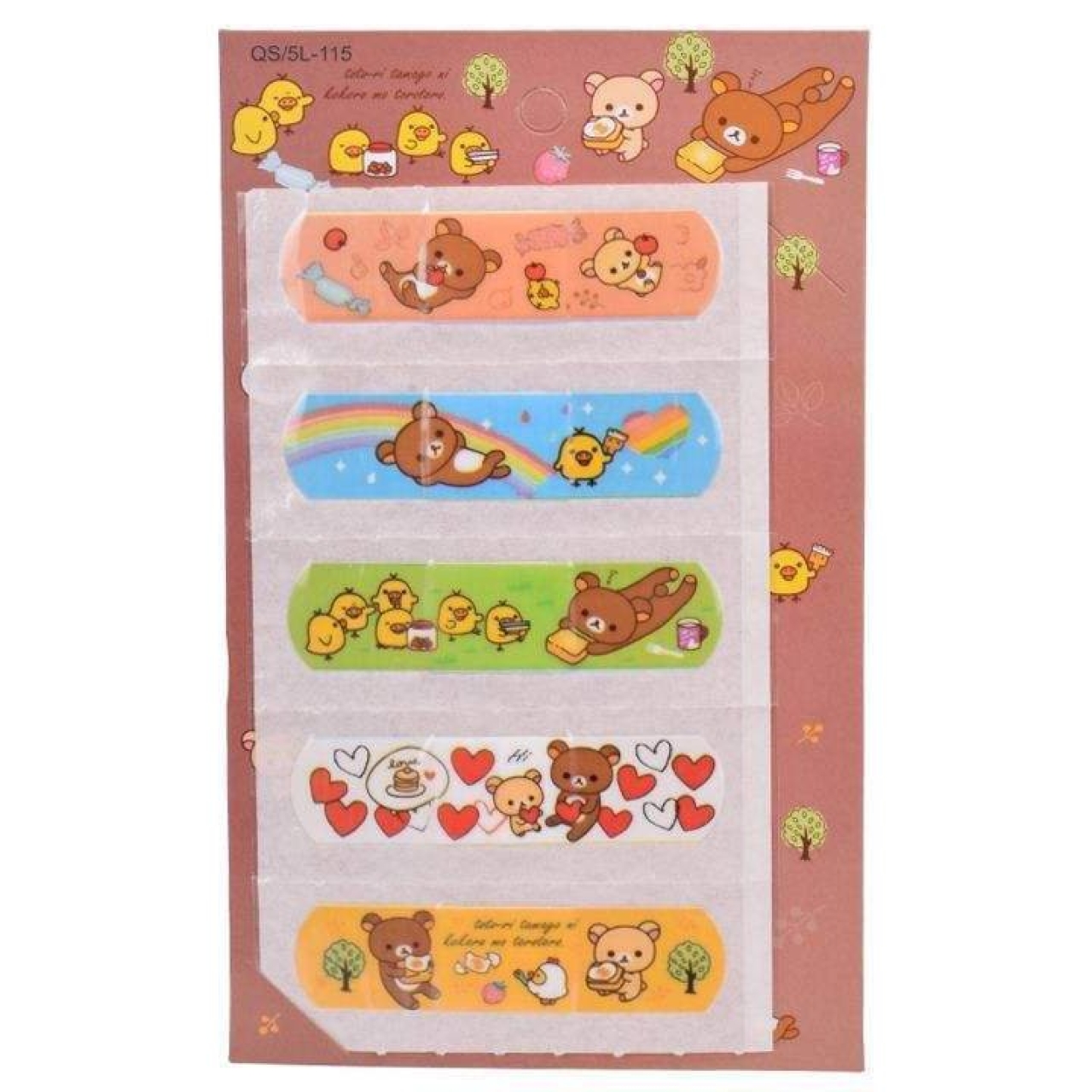 چسب زخم فانتزی طرح خرس و جوجه کد 115