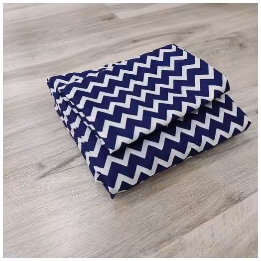 کاور تخت طرح طرح زیگزاگ یک نفره به صورت عمده در هر بسته بندی 6عدد