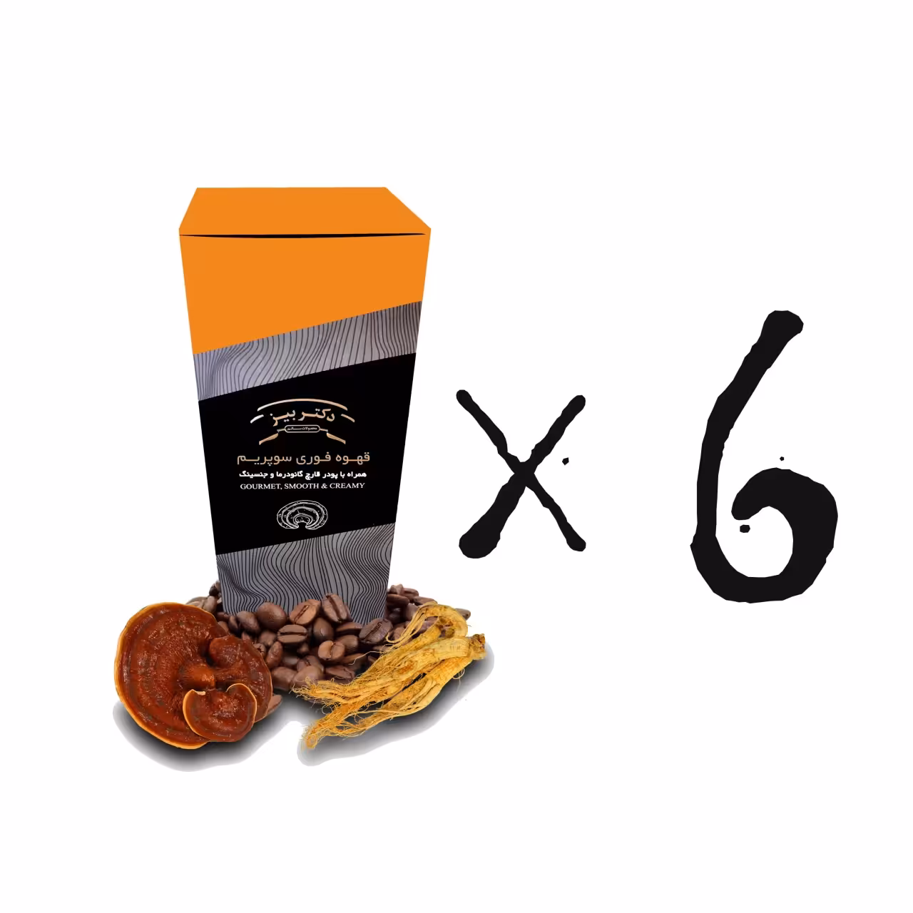 قهوه سوپریم گانودرما دکتر بیز پک 6 عددی