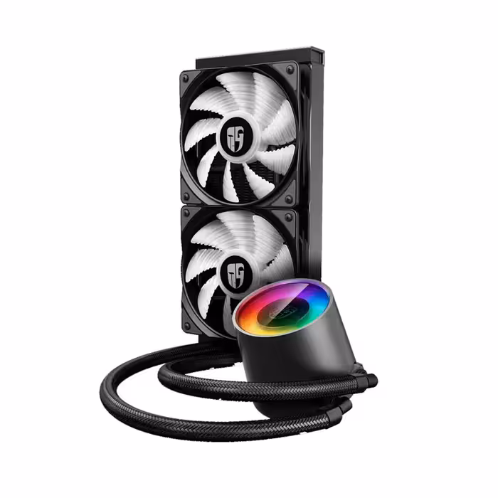 خنک کننده مایع سی پی یو دیپ کول مدل CASTLE 240 RGB V2