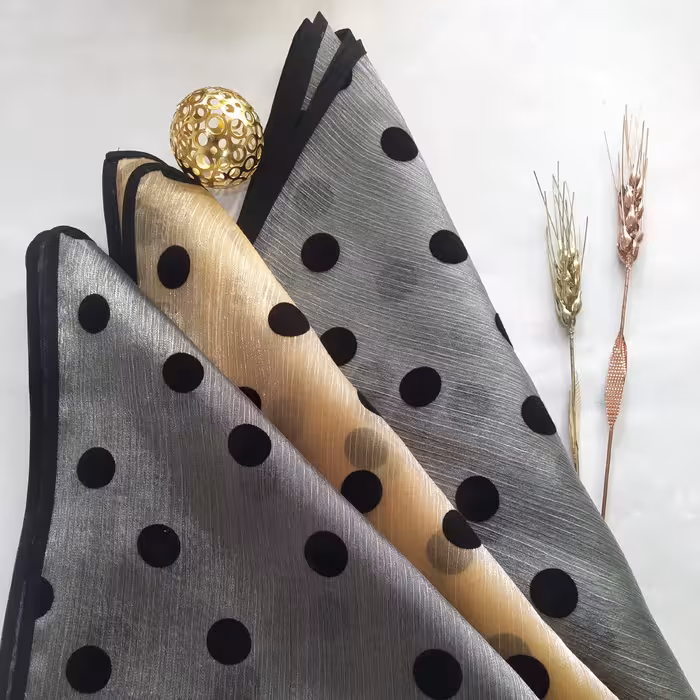 مینی اسکارف حریر ارگانزا توپی  