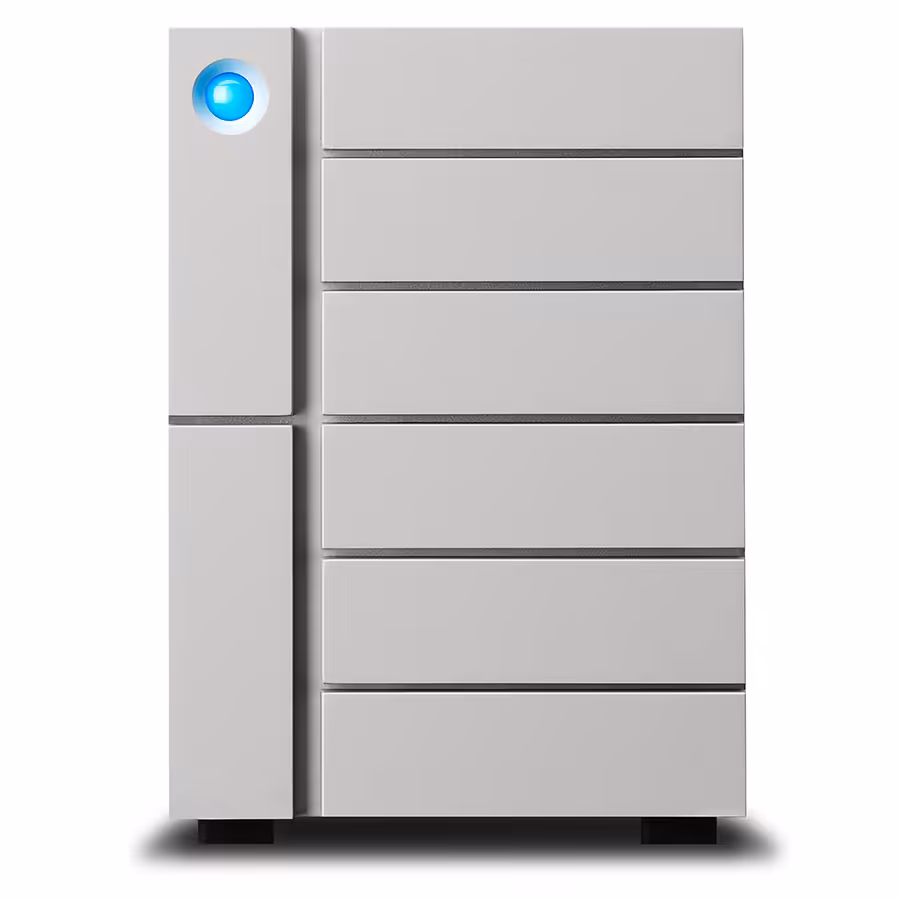 هارد اکسترنال لسی مدل LaCie 6big 6-Bay Desktop RAID Storage STFK84000400 ظرفیت 84 ترابایت - Hiapple.ir