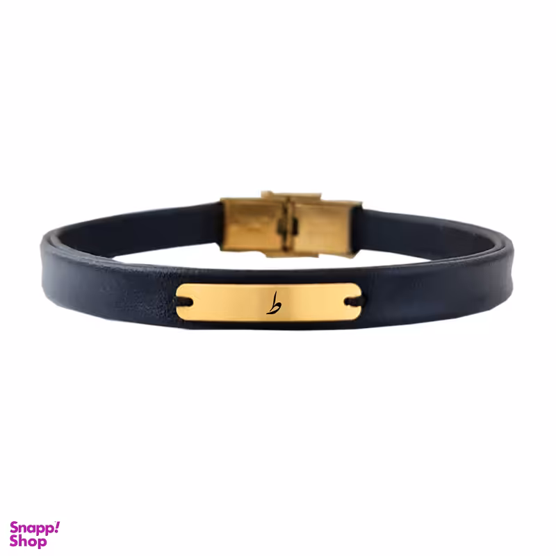 دستبند طلا 18 عیار مردانه لیردا مدل اسم ط