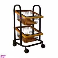 سبد سیب زمینی و پیاز یونیک طرح 2 طبقه کد 2945