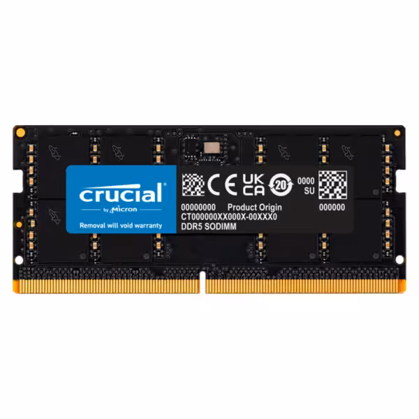 رم لپ تاپ کروشیال مدل  DDR5-4800 SODIMM ظرفیت 32 گیگابایت